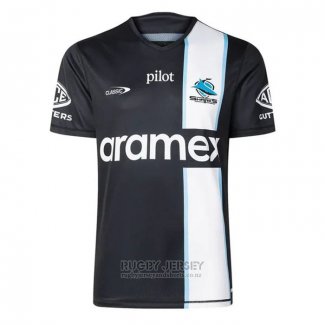 Jersey Cronulla Sutherland Sharks Rugby 2026 Training Black