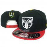 NRL Snapbacks Caps New Zealand Warriors Black Red