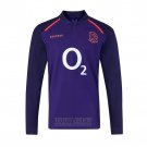 Jersey England Manga Larga Rugby Away Classic
