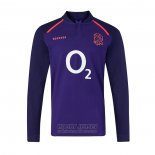 Jersey England Manga Larga Rugby Away Classic