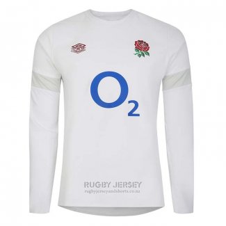 Jersey England Long Sleeve Rugby White