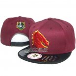 NRL Snapbacks Caps Brisbane Broncos Fuchsia