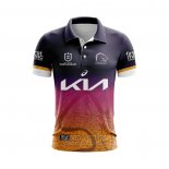 Jersey Polo Brisbane Broncos Rugby 2024 Indigenous