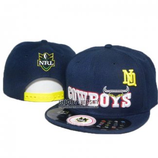 NRL Snapbacks Caps North Queensland Cowboys Dark Blue