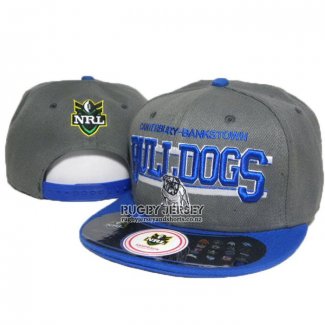 NRL Snapbacks Caps Canterbury Bankstown Bulldogs Gray