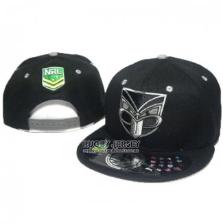 NRL Snapbacks Caps New Zealand Warriors Black