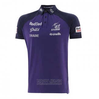 Jersey Polo Melbourne Storm Rugby 2025 Purple
