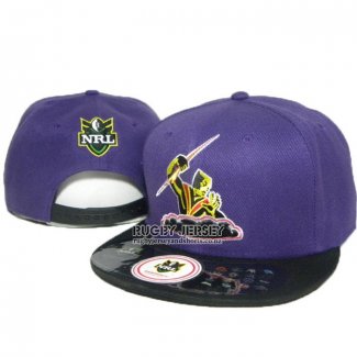 NRL Snapbacks Caps Melbourne Storm Dark Fuchsia