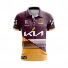 Jersey Polo Brisbane Broncos Rugby 2024 Home