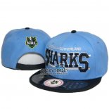 NRL Snapbacks Caps Cronulla Sutherland Sharks Blue