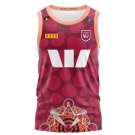 Tank Top Queensland Maroons Rugby 2024 Indigenous