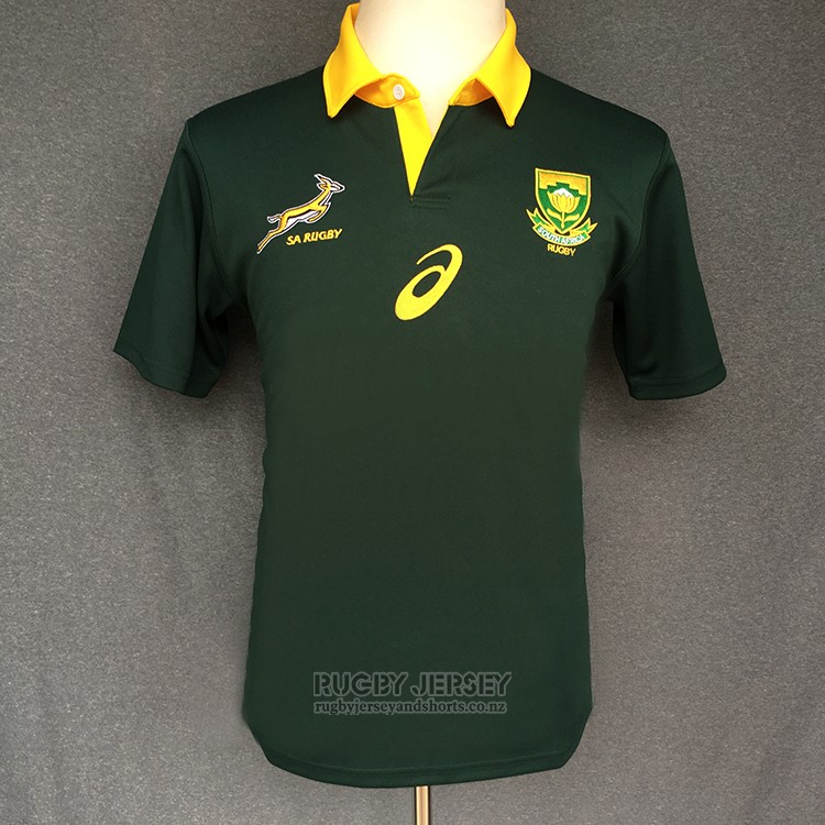 South Africa Rugby Jersey 2017-18 Green | www.rugbyjerseyandshorts.co.nz